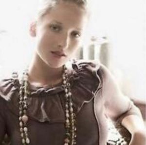 Anthropologie Moth "Susquehanna" Ruffle Cardigan